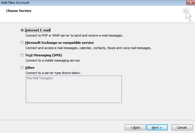 Configuring Microsoft Outlook For Use With No-IP POP/IMAP Service Image 3