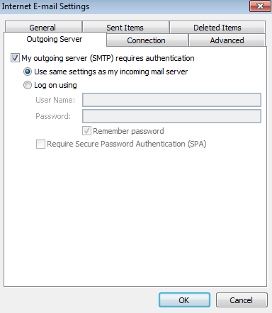 Configuring Microsoft Outlook For Use With No-IP POP/IMAP Service Image 9