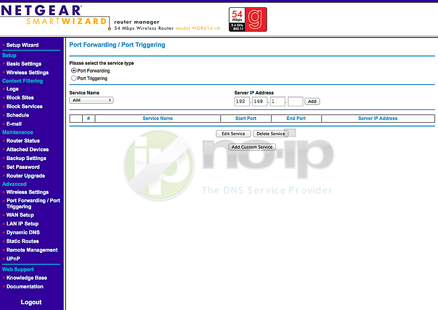 portforward netgear