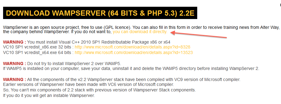 wamp server for mac os x