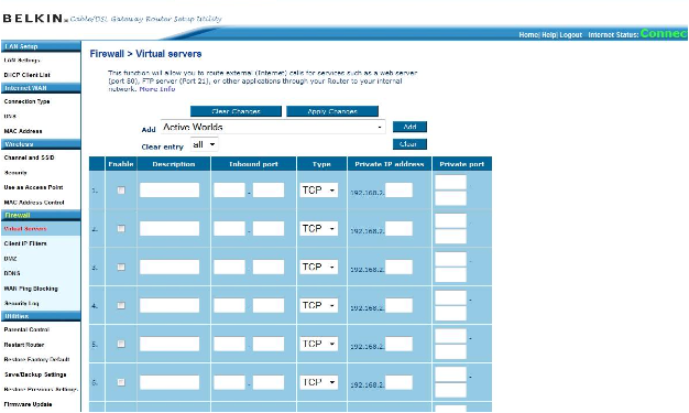 no ip duc port forwarding