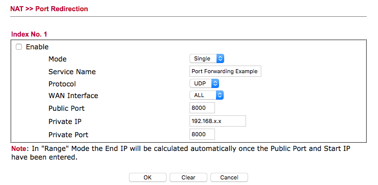 How To Port Forward A Draytek Router Support No Ip