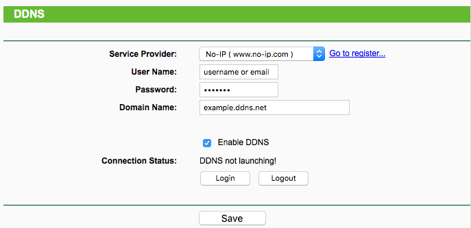 t p link router configuration