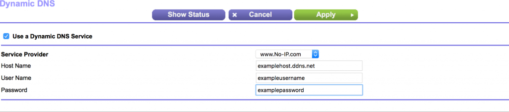 Configure Dynamic DNS in a Netgear Router 2