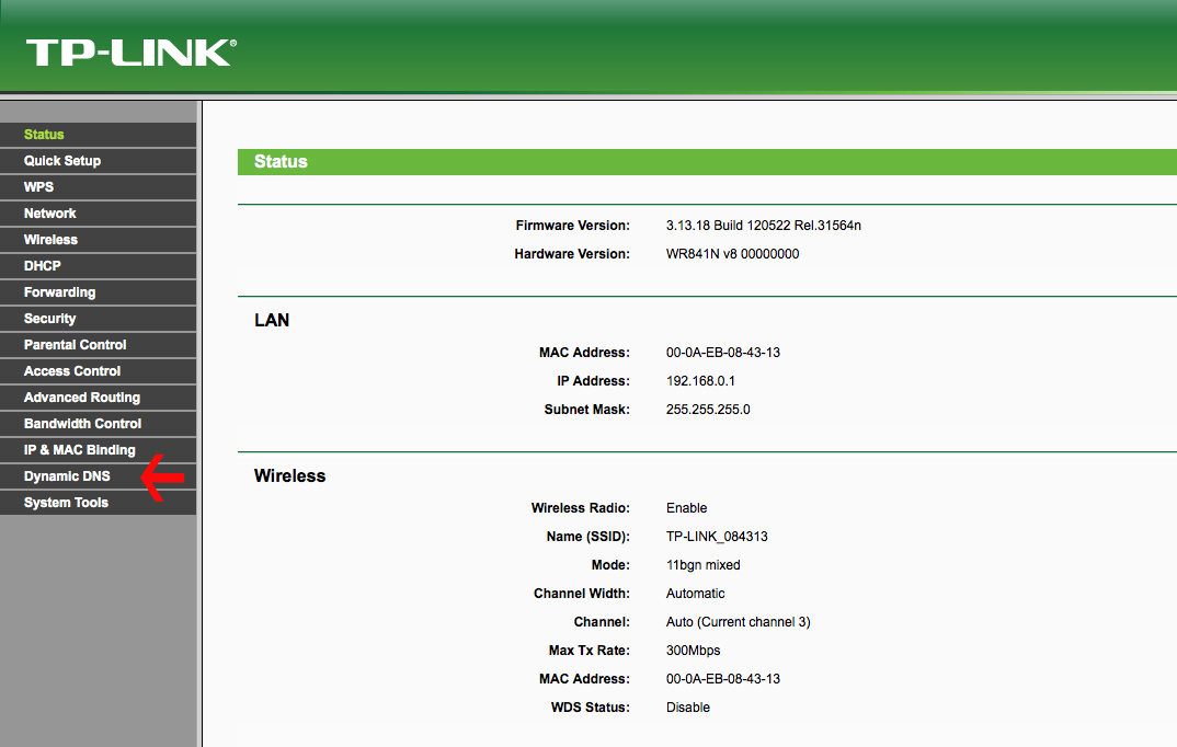 Empirisk hver dag Høflig Setup and Configure Dynamic DNS in a TP-Link Router