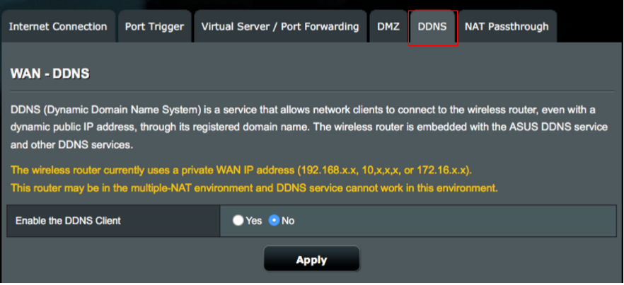 Setup and Configure Dynamic DNS in an ASUS Router