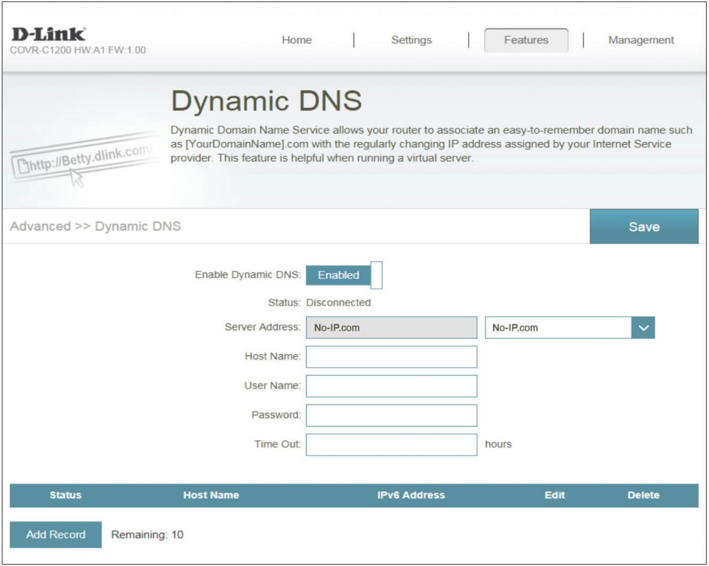 get to my router configuration page